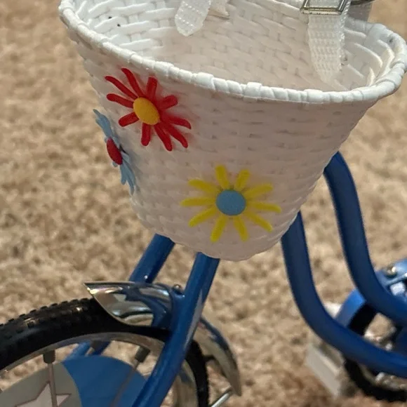American Girl Blue and Red Doll Bicycle - Picture 3 of 14